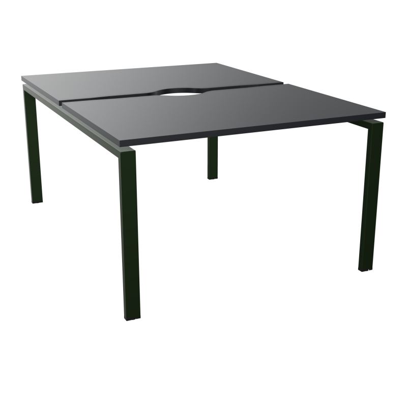 BUR BENCH CONECT L120XP165CM-2 PLATECHANCRURE 25MM -PIÉTEMENT ARCHE RECT. FIXE    R9 ST