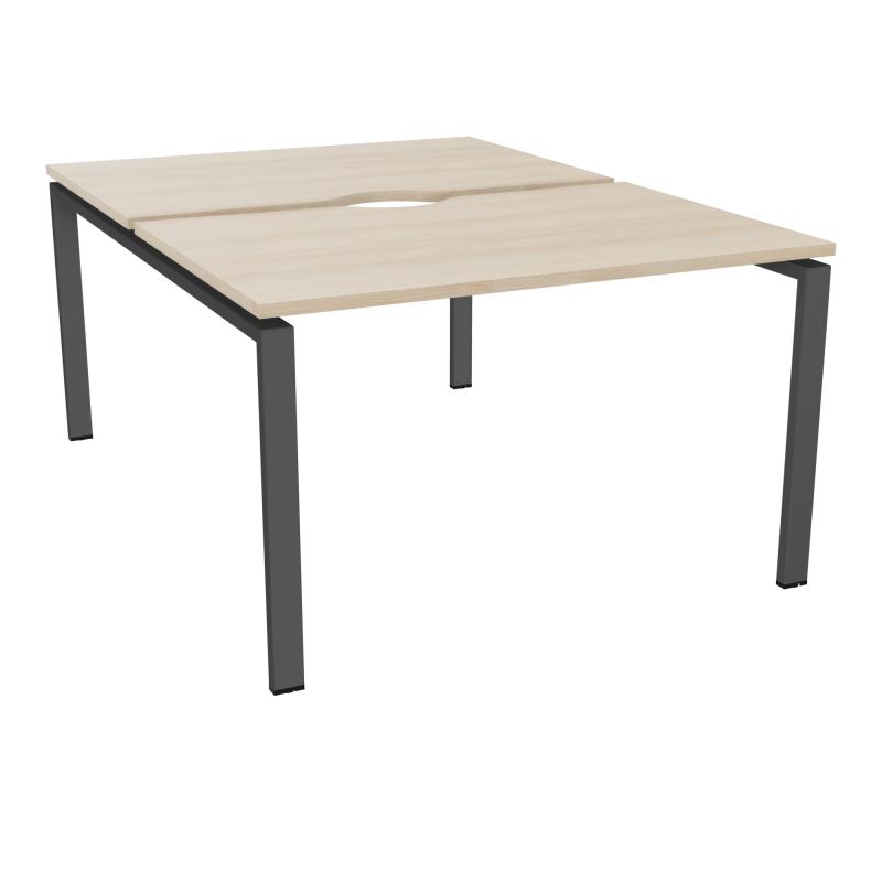 CONECT BUR BENCH L120XP165CM-2 PLATECHANCRURE 25MM RZ-PIÉTEMENT ARCHE RECT. FIXE SC