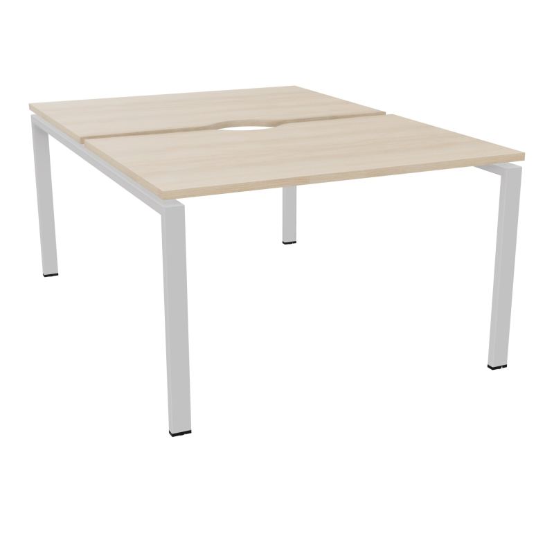CONECT BUR BENCH L120XP165CM-2 PLATECHANCRURE 25MM RZ-PIÉTEMENT ARCHE RECT. FIXE SD