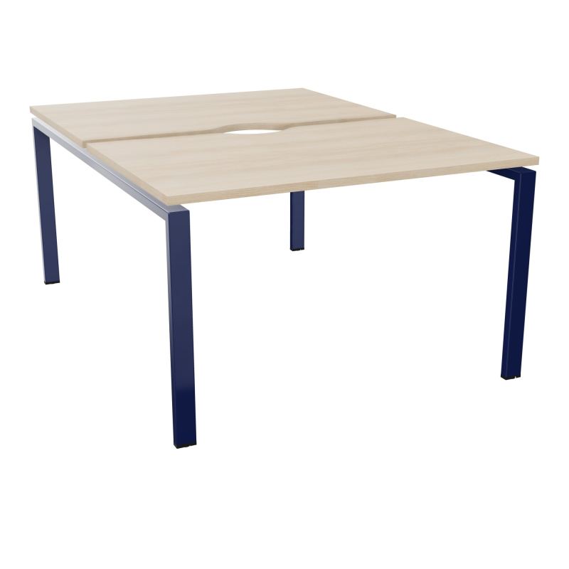 CONECT BUR BENCH L120XP165CM-2 PLATECHANCRURE 25MM RZ-PIÉTEMENT ARCHE RECT. FIXE X4