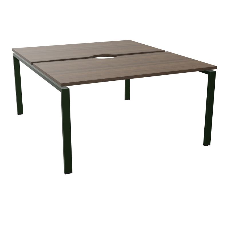 BUR BENCH CONECT L140XP165CM-2 PLATECHANCRURE 25MM -PIÉTEMENT ARCHE RECT. FIXE N6 ST