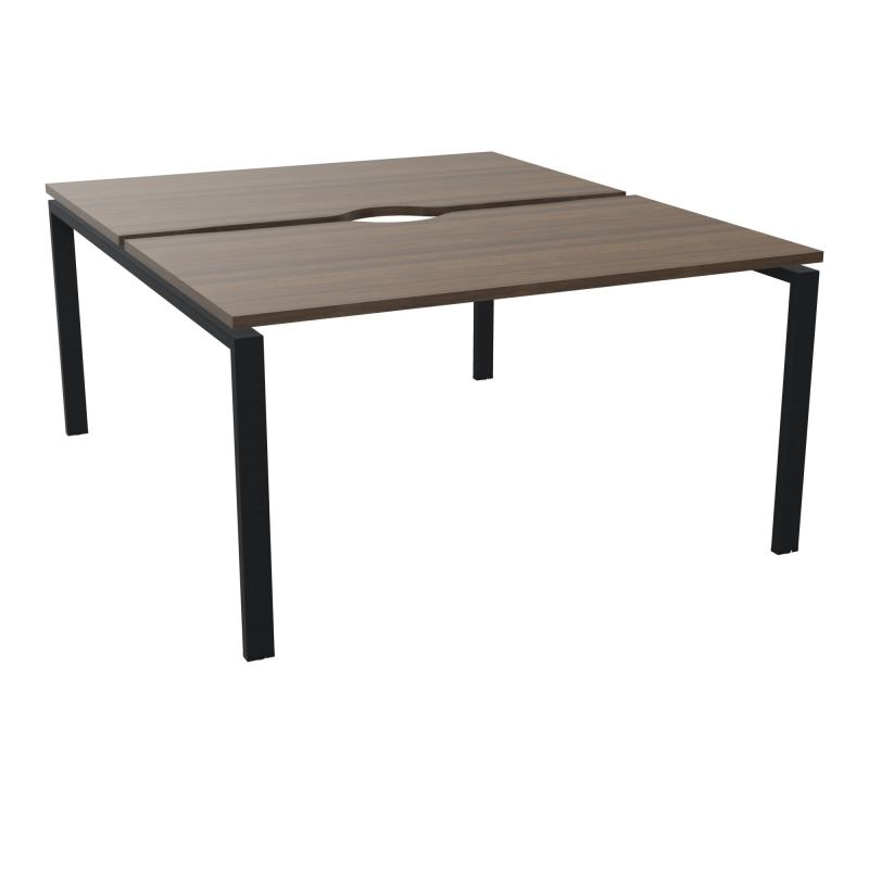 BUR BENCH CONECT L140XP165CM-2 PLATECHANCRURE 25MM -PIÉTEMENT ARCHE RECT. FIXE N6 ZP