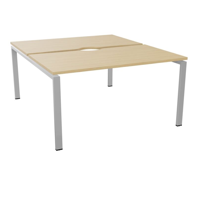 BUR BENCH CONECT L140XP165CM-2 PLATECHANCRURE 25MM -PIÉTEMENT ARCHE RECT. FIXE    R1 SA