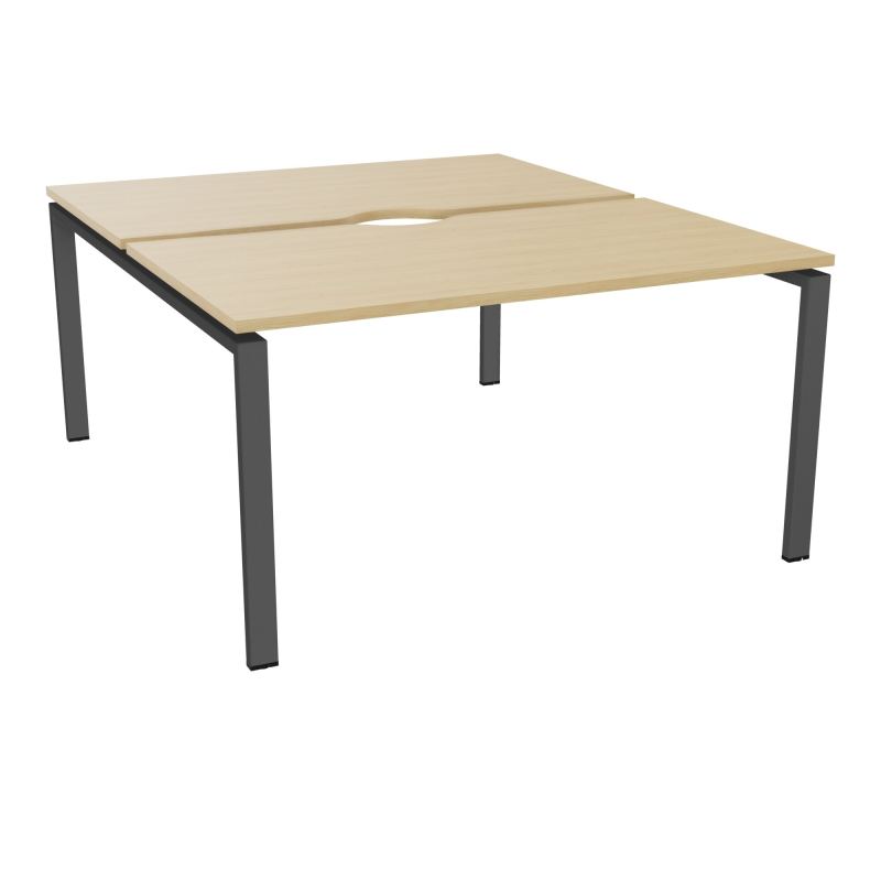 BUR BENCH CONECT L140XP165CM-2 PLATECHANCRURE 25MM -PIÉTEMENT ARCHE RECT. FIXE    R1 SC