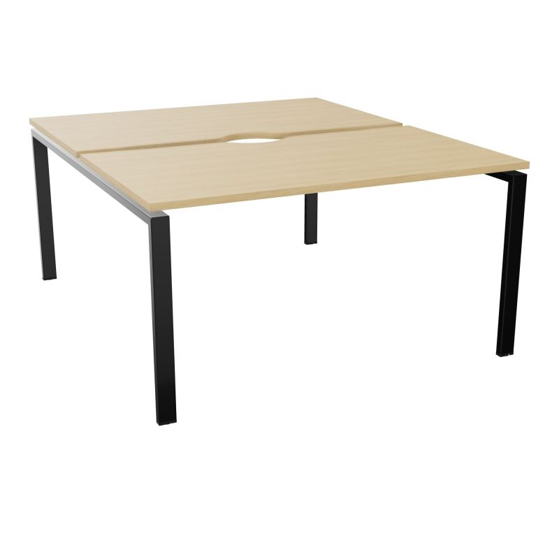 BUR BENCH CONECT L140XP165CM-2 PLATECHANCRURE 25MM -PIÉTEMENT ARCHE RECT. FIXE    R1 SG