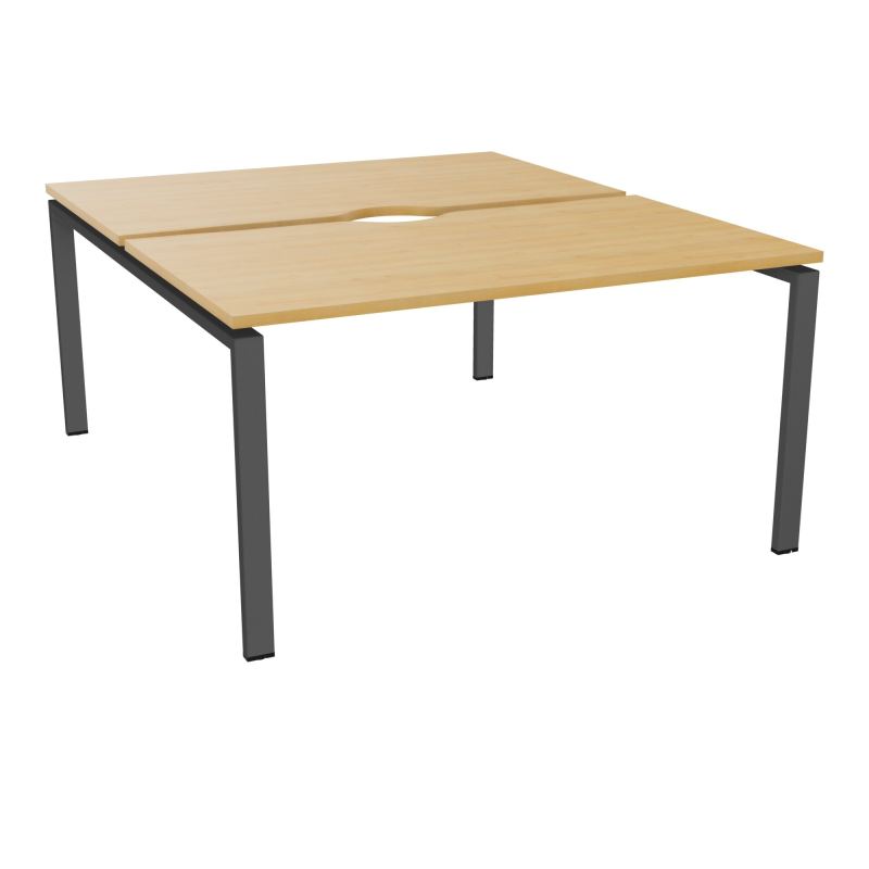 BUR BENCH CONECT L140XP165CM-2 PLATECHANCRURE 25MM -PIÉTEMENT ARCHE RECT. FIXE    R5 SC