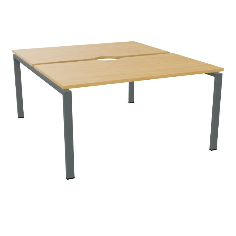 BUR BENCH CONECT L140XP165CM-2 PLATECHANCRURE 25MM -PIÉTEMENT ARCHE RECT. FIXE    R5 SU