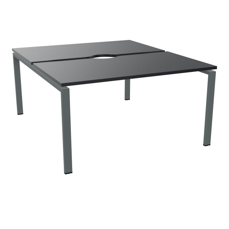 BUR BENCH CONECT L140XP165CM-2 PLATECHANCRURE 25MM -PIÉTEMENT ARCHE RECT. FIXE    R9 SU