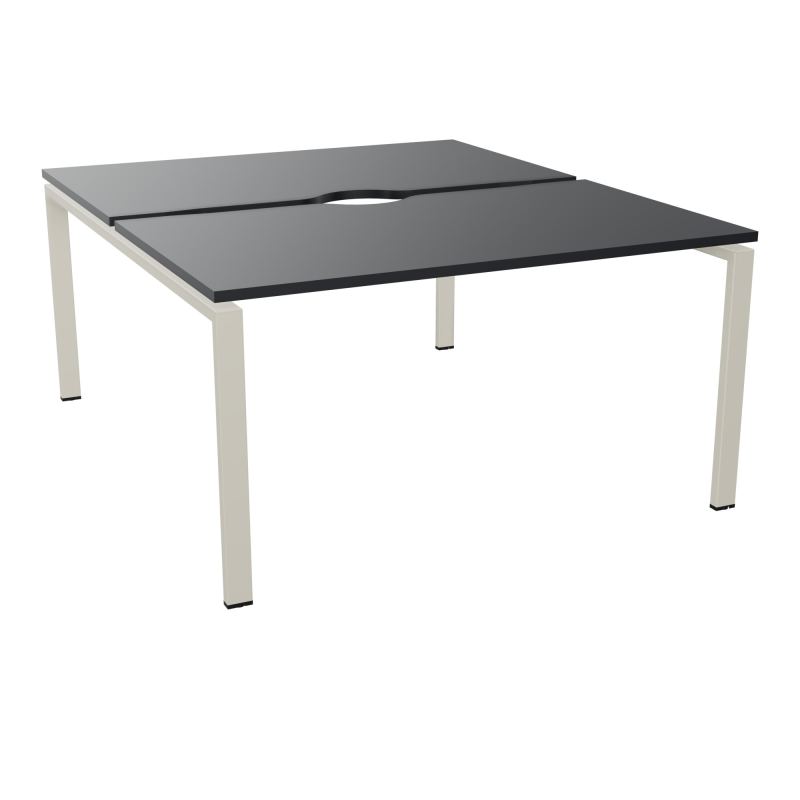 BUR BENCH CONECT L140XP165CM-2 PLATECHANCRURE 25MM -PIÉTEMENT ARCHE RECT. FIXE    R9 ZC
