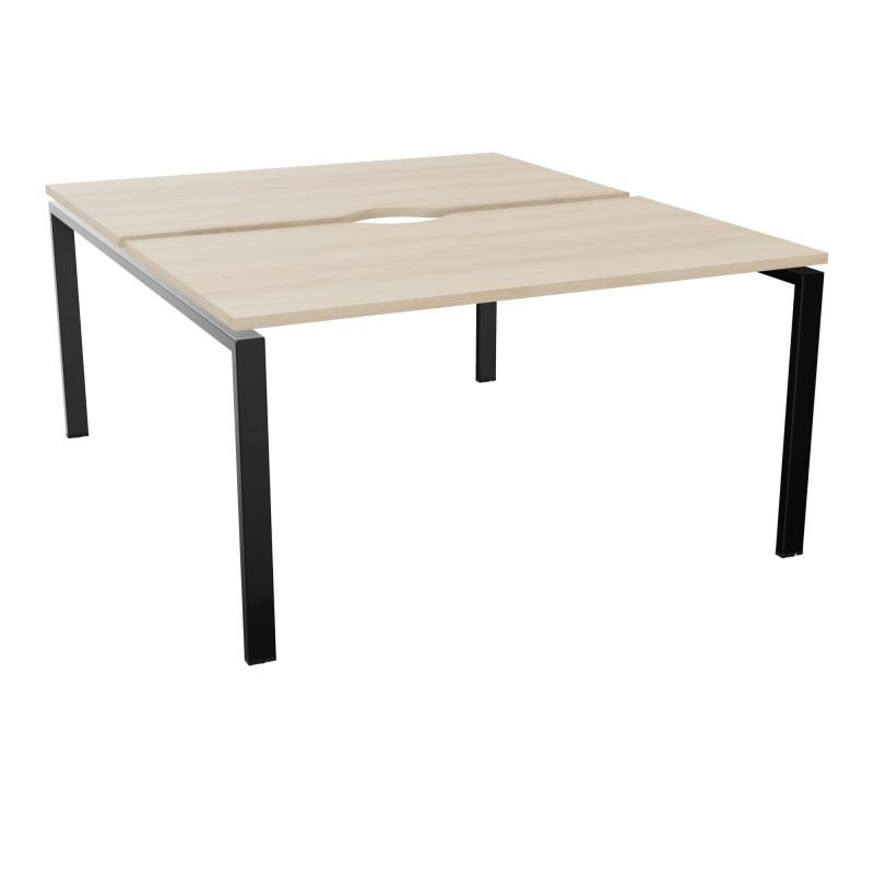 CONECT BUR BENCH L140XP165CM-2 PLATECHANCRURE 25MM RZ-PIÉTEMENT ARCHE RECT. FIXE SG
