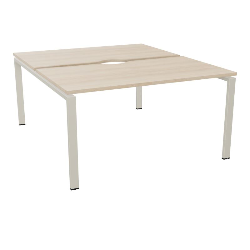 BUR BENCH CONECT L140XP165CM-2 PLATECHANCRURE 25MM -PIÉTEMENT ARCHE RECT. FIXE RZ ZC