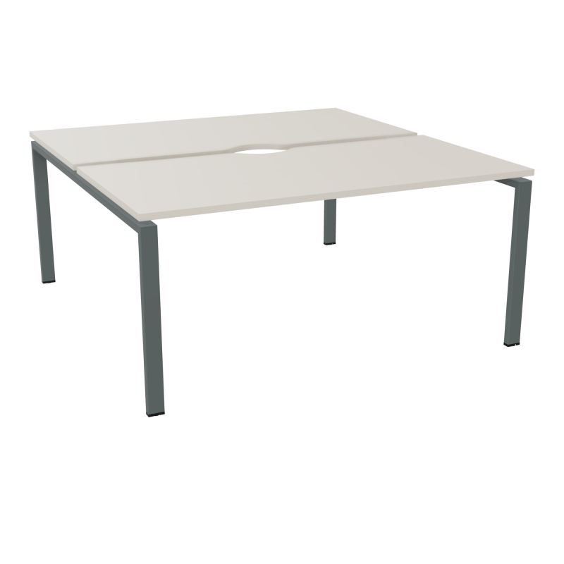BUR BENCH CONECT L160XP165CM-2 PLATECHANCRURE 25MM -PIÉTEMENT ARCHE RECT. FIXE N5 SU