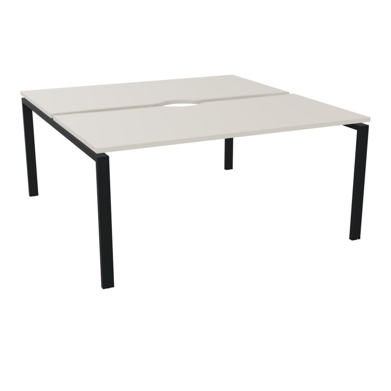 BUR BENCH CONECT L160XP165CM-2 PLATECHANCRURE 25MM -PIÉTEMENT ARCHE RECT. FIXE N5 ZP