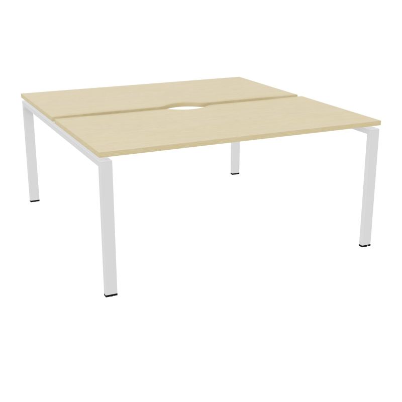 BUR BENCH CONECT L160XP165CM-2 PLATECHANCRURE 25MM -PIÉTEMENT ARCHE RECT. FIXE N8 ZO