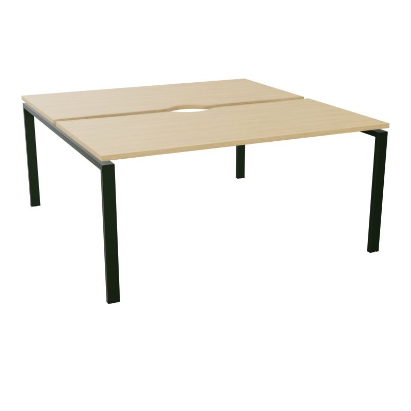 BUR BENCH CONECT L160XP165CM-2 PLATECHANCRURE 25MM -PIÉTEMENT ARCHE RECT. FIXE    R1 ST