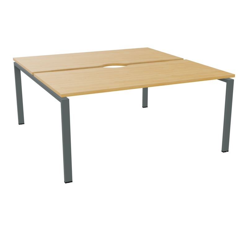 BUR BENCH CONECT L160XP165CM-2 PLATECHANCRURE 25MM -PIÉTEMENT ARCHE RECT. FIXE    R5 SU