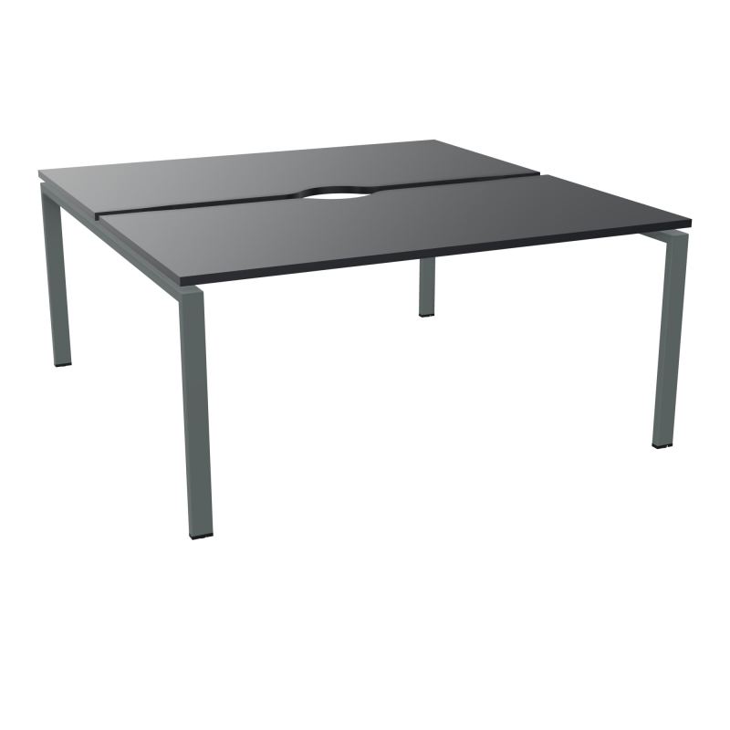 BUR BENCH CONECT L160XP165CM-2 PLATECHANCRURE 25MM -PIÉTEMENT ARCHE RECT. FIXE    R9 SU