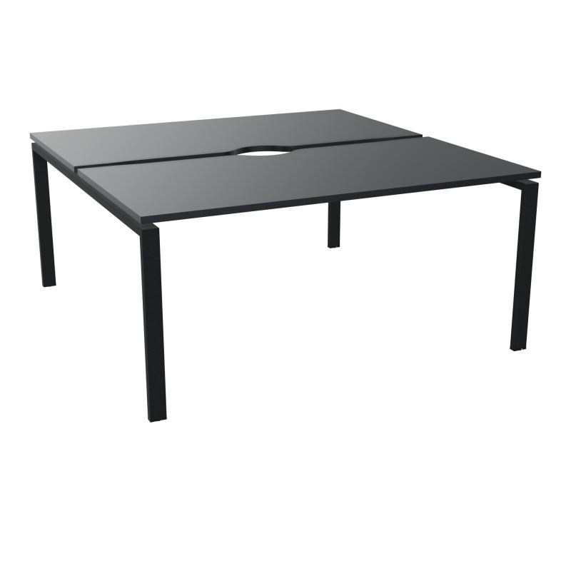 BUR BENCH CONECT L160XP165CM-2 PLATECHANCRURE 25MM -PIÉTEMENT ARCHE RECT. FIXE    R9 ZP