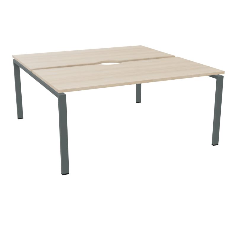 CONECT BUR BENCH L160XP165CM-2 PLATECHANCRURE 25MM RZ-PIÉTEMENT ARCHE RECT. FIXE SU