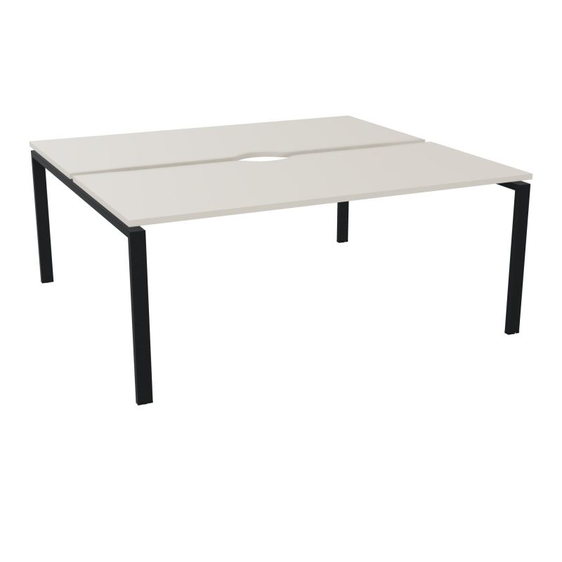 BUR BENCH CONECT L180XP165CM-2 PLATECHANCRURE 25MM -PIÉTEMENT ARCHE RECT. FIXE N5 ZP