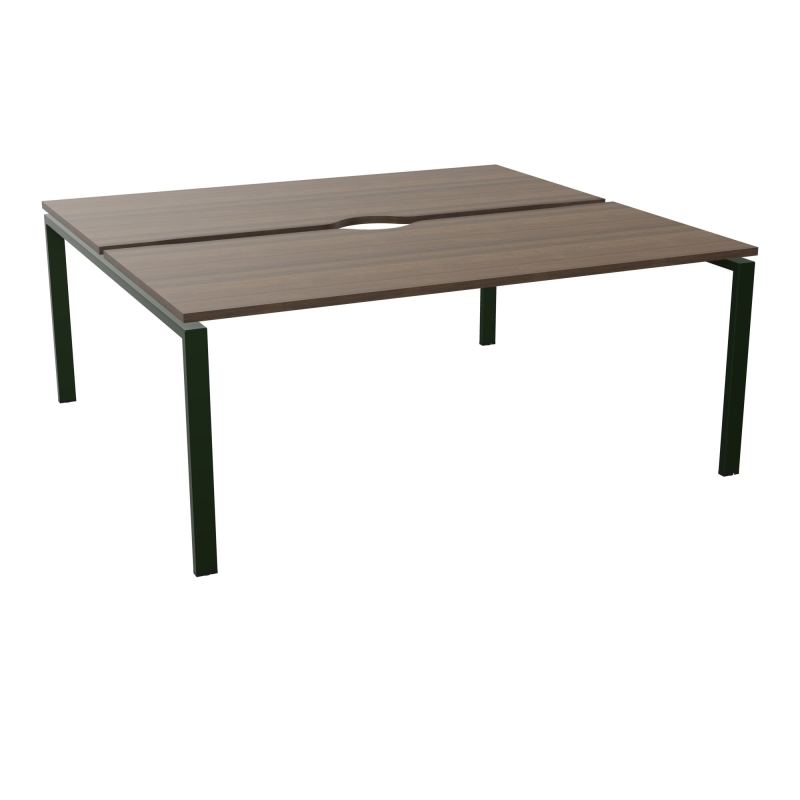 BUR BENCH CONECT L180XP165CM-2 PLATECHANCRURE 25MM -PIÉTEMENT ARCHE RECT. FIXE N6 ST
