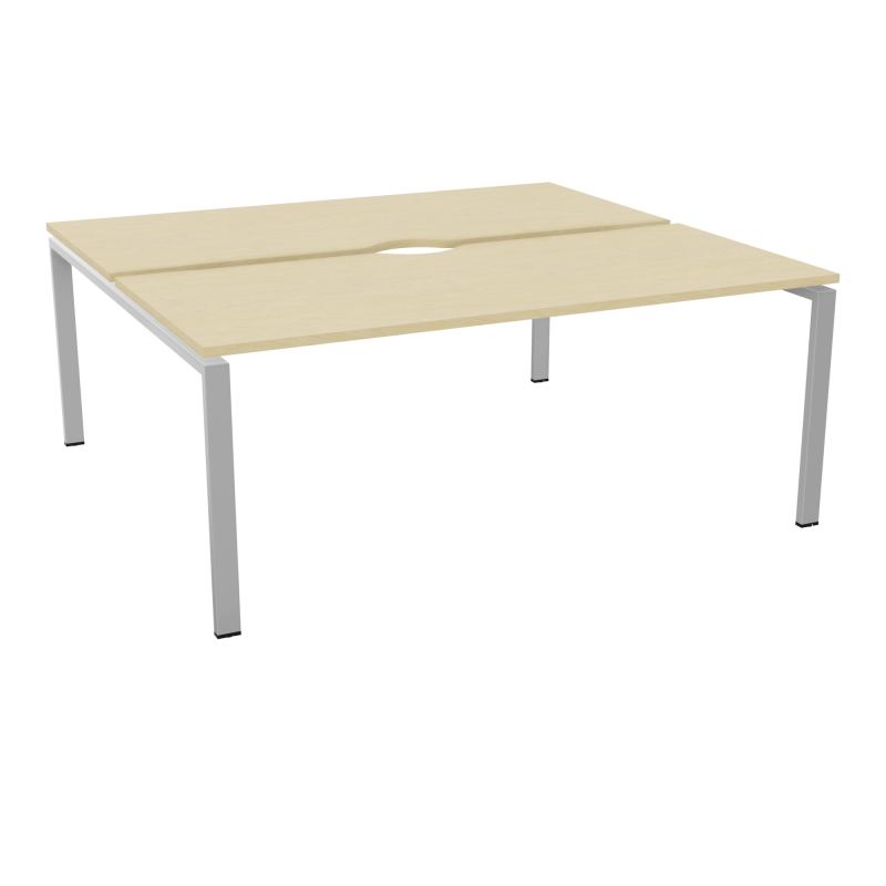 BUR BENCH CONECT L180XP165CM-2 PLATECHANCRURE 25MM -PIÉTEMENT ARCHE RECT. FIXE N8 SA