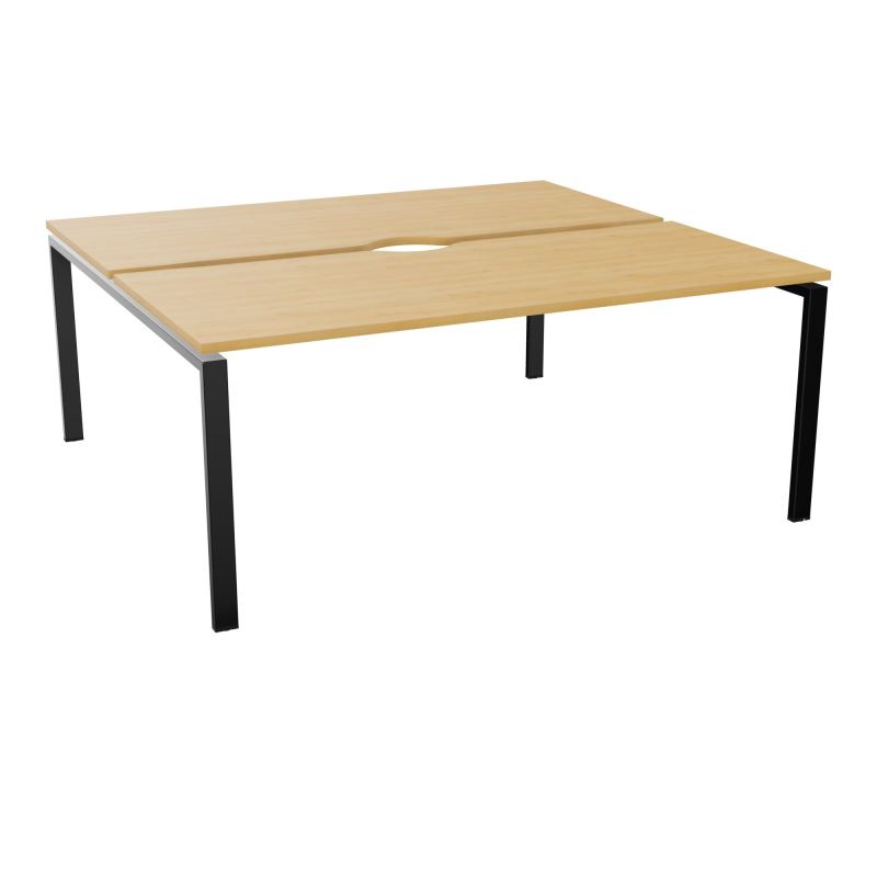 BUR BENCH CONECT L180XP165CM-2 PLATECHANCRURE 25MM -PIÉTEMENT ARCHE RECT. FIXE    R5 SG