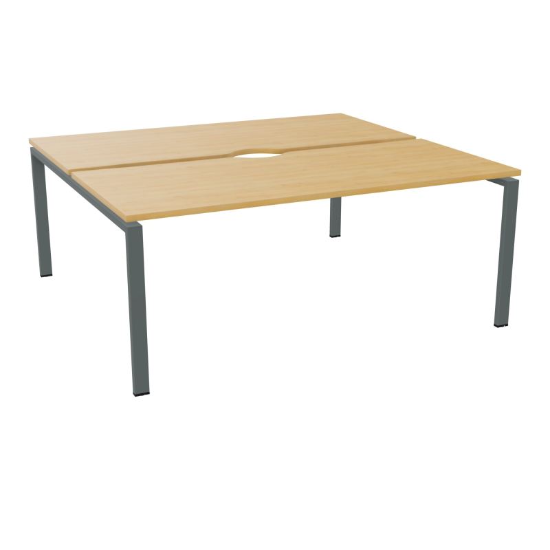 BUR BENCH CONECT L180XP165CM-2 PLATECHANCRURE 25MM -PIÉTEMENT ARCHE RECT. FIXE    R5 SU