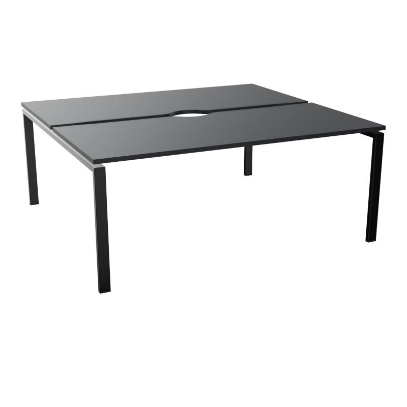BUR BENCH CONECT L180XP165CM-2 PLATECHANCRURE 25MM -PIÉTEMENT ARCHE RECT. FIXE    R9 SG