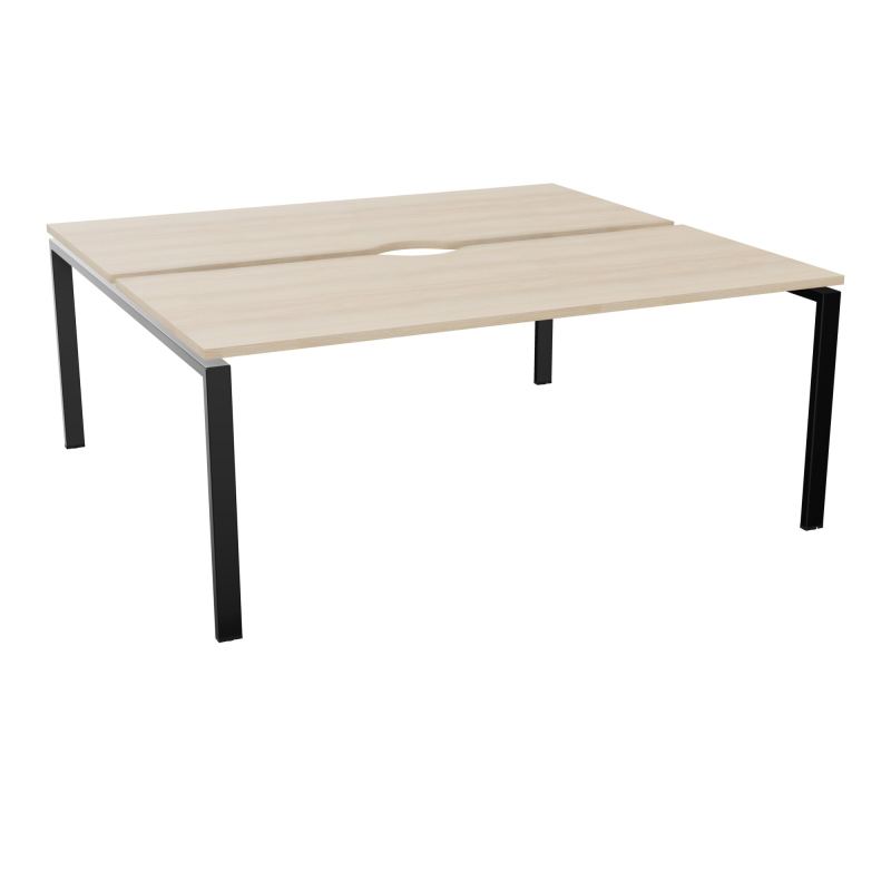 CONECT BUR BENCH L180XP165CM-2 PLATECHANCRURE 25MM RZ-PIÉTEMENT ARCHE RECT. FIXE SG