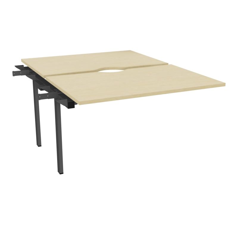 BUR BENCH CONECT L120XP165CMSUIVANT-2 PLAT ECHANCRURE 25MM -PIET FX INTERM N8 SC