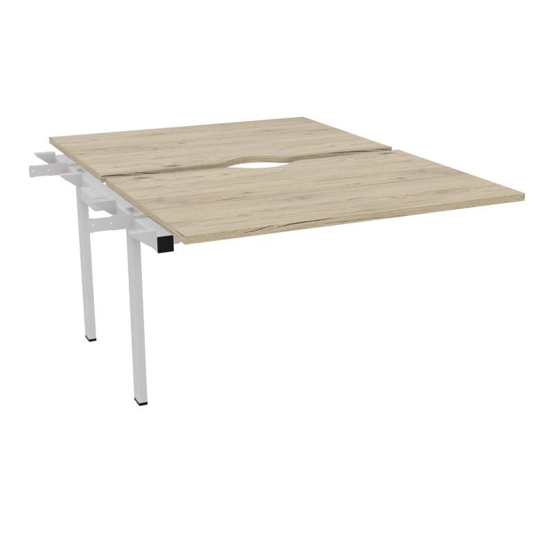 CONECT BUR BENCH L120XP165CMSUIVANT-2 PLAT ECHANCRURE 25MM R3-PIET FX INTERM SD