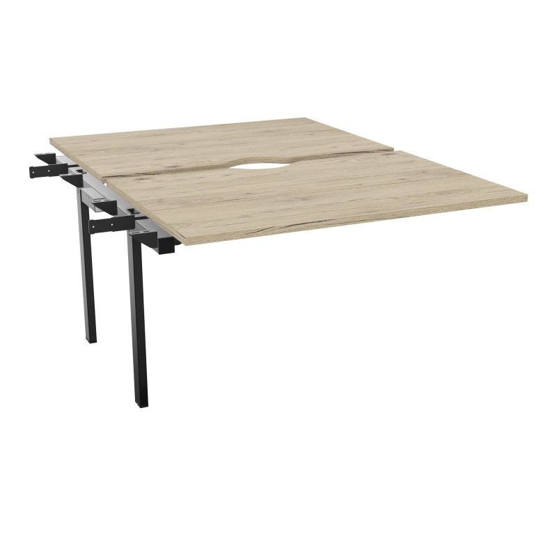 CONECT BUR BENCH L120XP165CMSUIVANT-2 PLAT ECHANCRURE 25MM R3-PIET FX INTERM SG