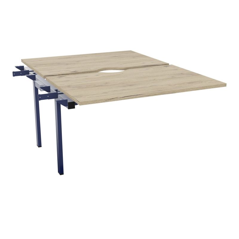 CONECT BUR BENCH L120XP165CMSUIVANT-2 PLAT ECHANCRURE 25MM R3-PIET FX INTERM X4