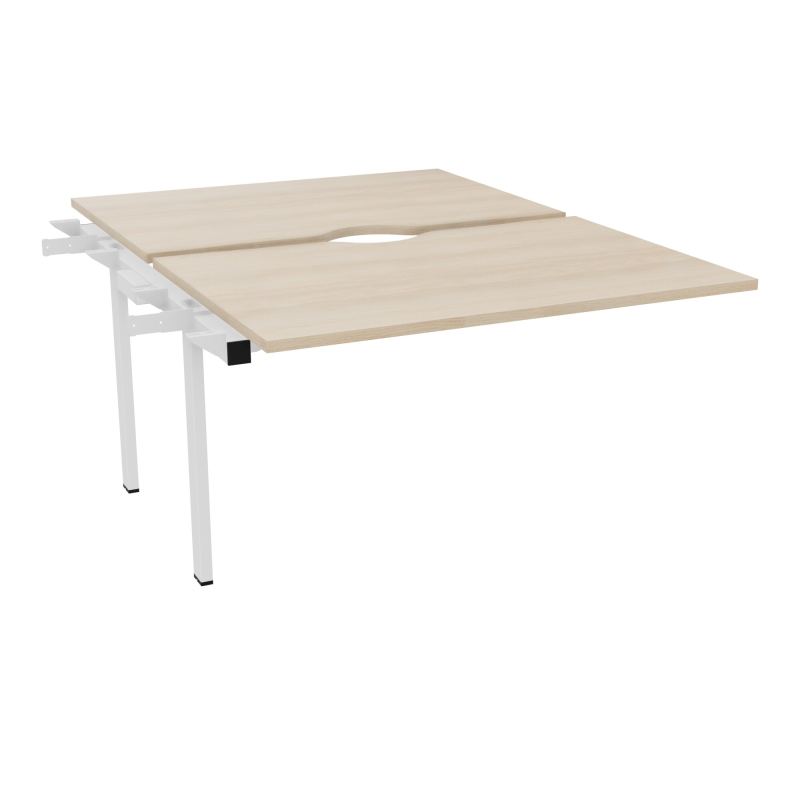 CONECT BUR BENCH L120XP165CMSUIVANT-2 PLAT ECHANCRURE 25MM RZ-PIET FX INTERM SO