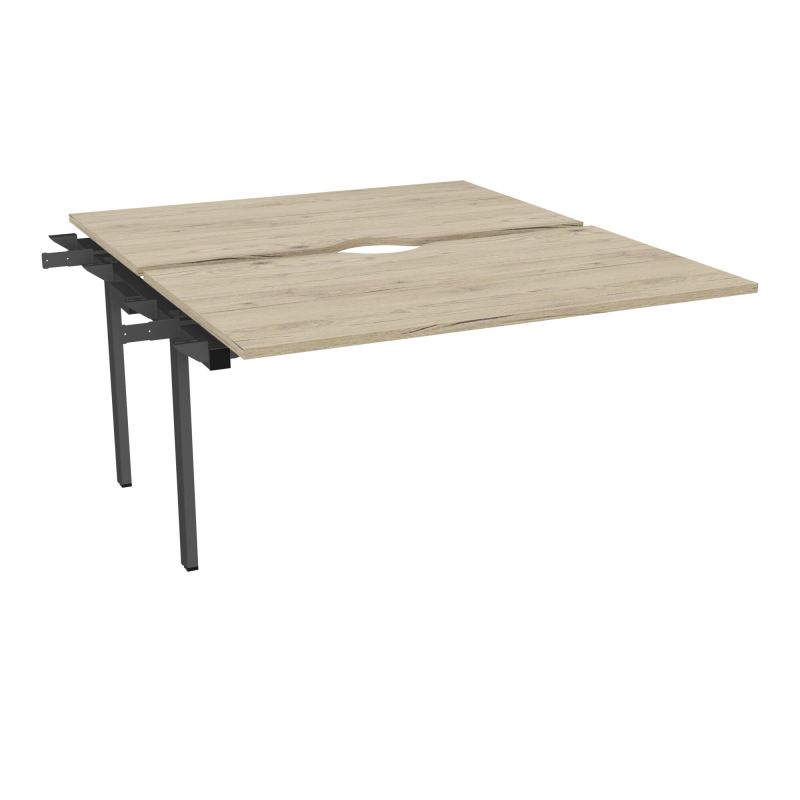 CONECT BUR BENCH L140XP165CMSUIVANT-2 PLAT ECHANCRURE 25MM R3-PIET FX INTERM SC