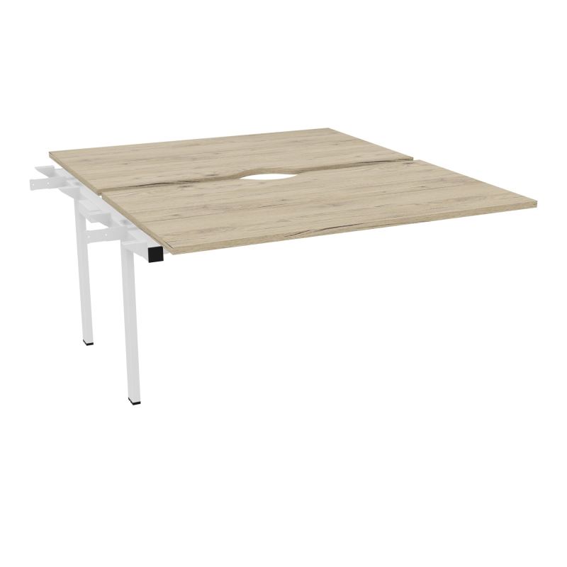 CONECT BUR BENCH L140XP165CMSUIVANT-2 PLAT ECHANCRURE 25MM R3-PIET FX INTERM SO