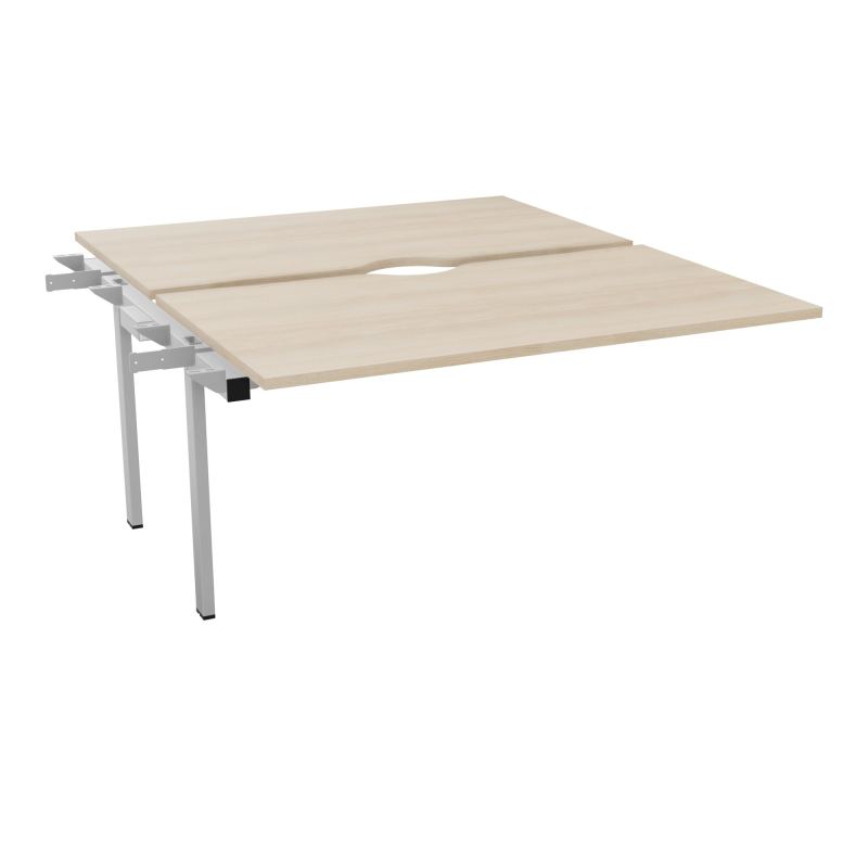 CONECT BUR BENCH L140XP165CMSUIVANT-2 PLAT ECHANCRURE 25MM RZ-PIET FX INTERM SA