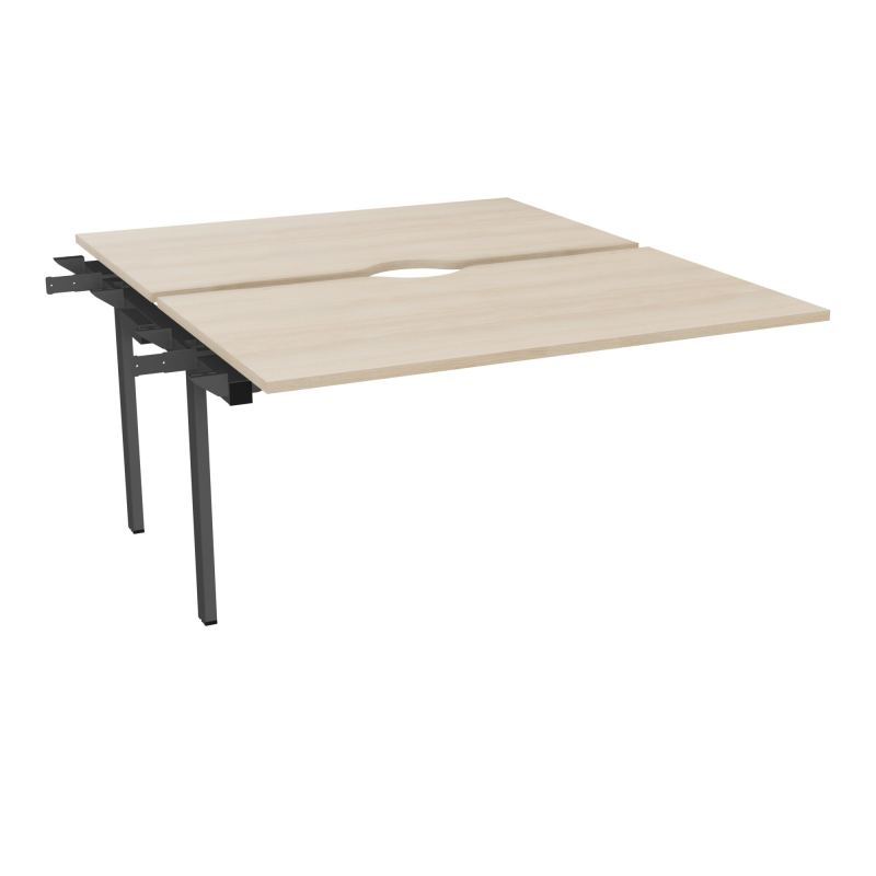 CONECT BUR BENCH L140XP165CMSUIVANT-2 PLAT ECHANCRURE 25MM RZ-PIET FX INTERM SC