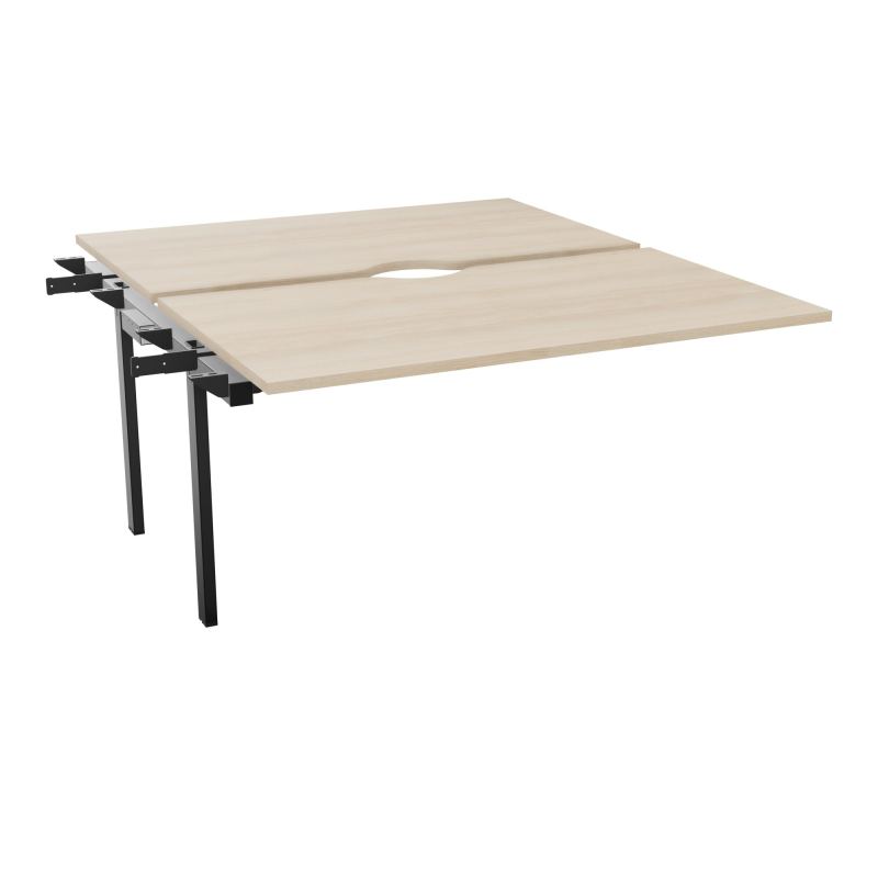 CONECT BUR BENCH L140XP165CMSUIVANT-2 PLAT ECHANCRURE 25MM RZ-PIET FX INTERM SG