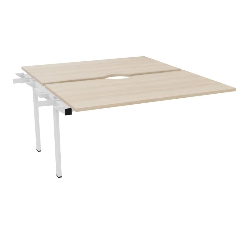 CONECT BUR BENCH L140XP165CMSUIVANT-2 PLAT ECHANCRURE 25MM RZ-PIET FX INTERM SO