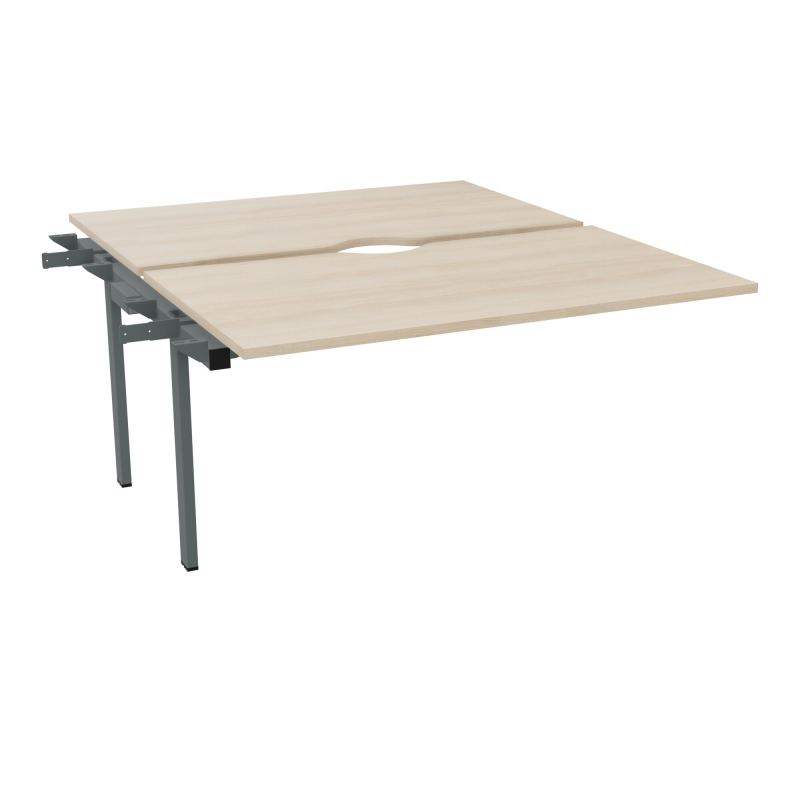 CONECT BUR BENCH L140XP165CMSUIVANT-2 PLAT ECHANCRURE 25MM RZ-PIET FX INTERM SU