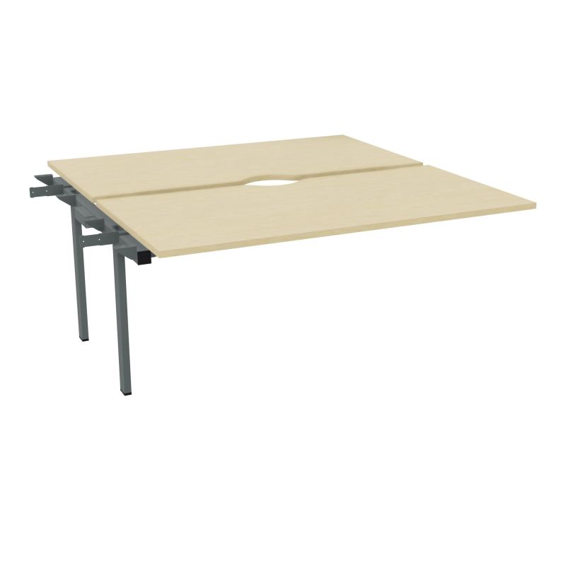BUR BENCH CONECT L160XP165CMSUIVANT-2 PLAT ECHANCRURE 25MM -PIET FX INTERM N8 SU