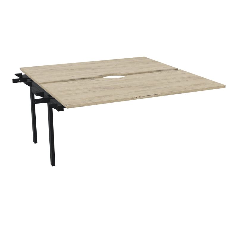 CONECT BUR BENCH L160XP165CMSUIVANT-2 PLAT ECHANCRURE 25MM R3-PIET FX INTERM ZP
