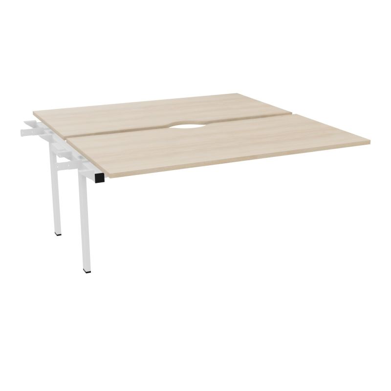 CONECT BUR BENCH L160XP165CMSUIVANT-2 PLAT ECHANCRURE 25MM RZ-PIET FX INTERM ZO