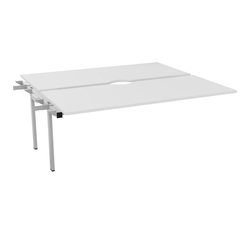CONECT BUR BENCH L180XP165CMSUIVANT-2 PLAT ECHANCRURE 25MM MG-PIET FX INTERM SA