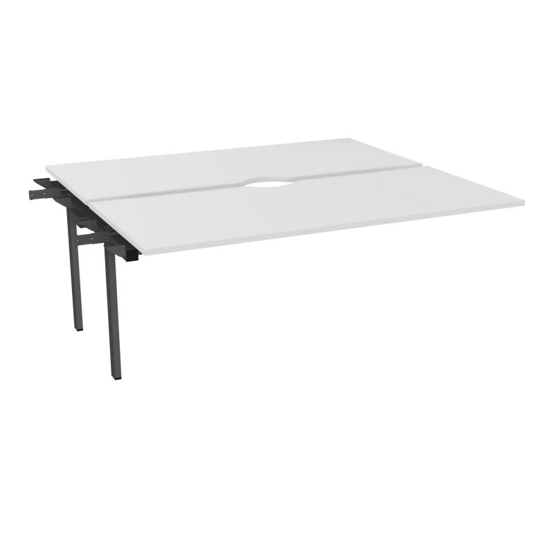 CONECT BUR BENCH L180XP165CMSUIVANT-2 PLAT ECHANCRURE 25MM MG-PIET FX INTERM SC