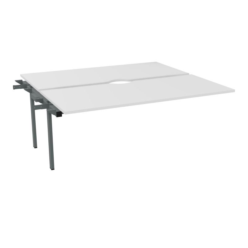 CONECT BUR BENCH L180XP165CMSUIVANT-2 PLAT ECHANCRURE 25MM MG-PIET FX INTERM SU