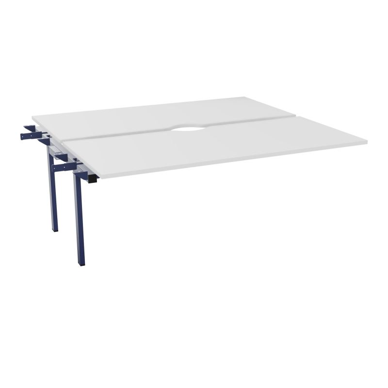 CONECT BUR BENCH L180XP165CMSUIVANT-2 PLAT ECHANCRURE 25MM MG-PIET FX INTERM X4