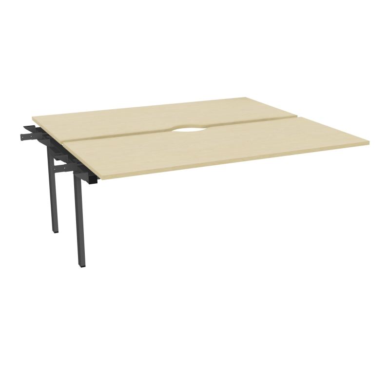 BUR BENCH CONECT L180XP165CMSUIVANT-2 PLAT ECHANCRURE 25MM -PIET FX INTERM N8 SC